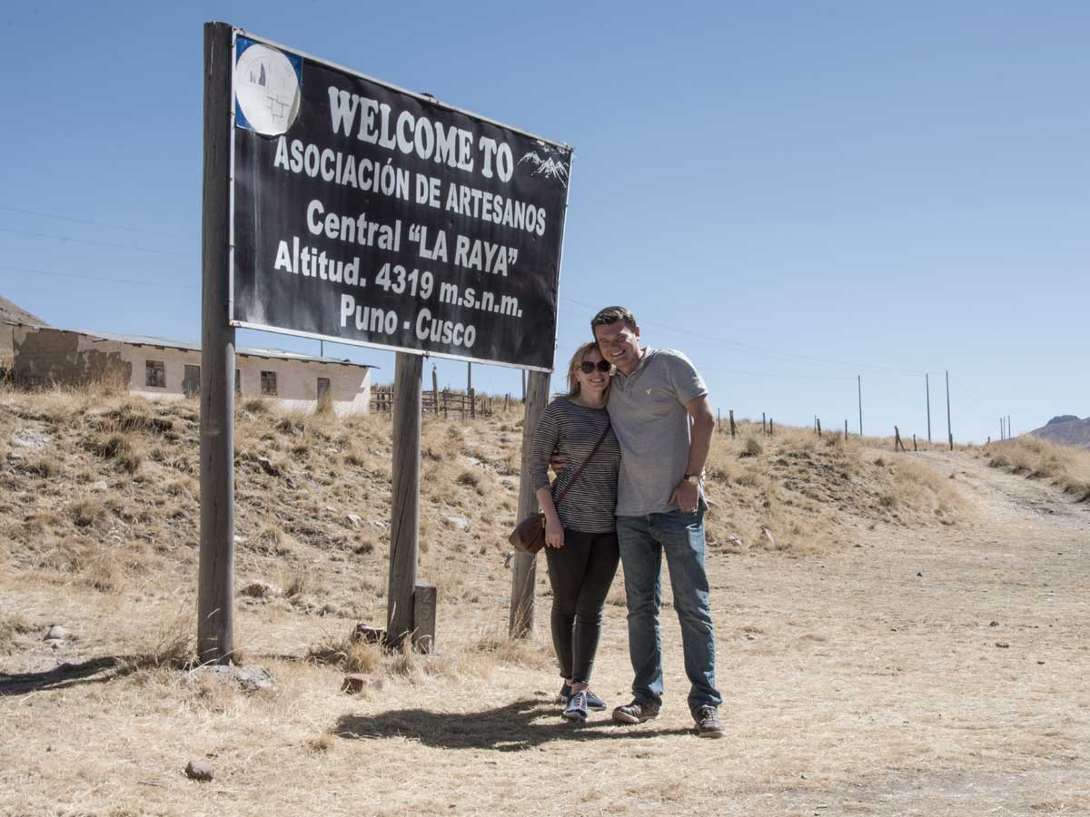 The halfway point between Cusco and Puno