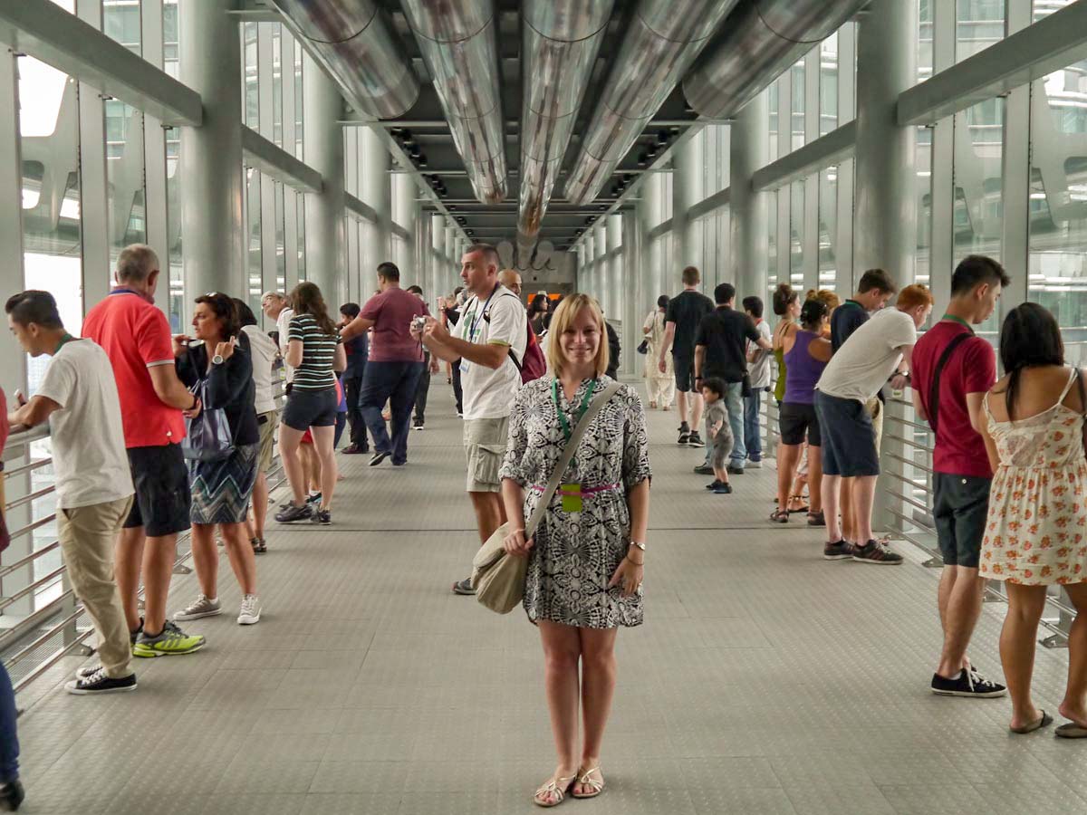Inside the "Sky Bridge" - Petronas Twin Towers