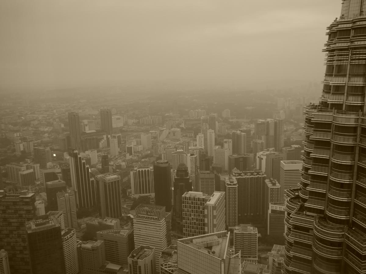 View from the top - Petronas Twin Towers