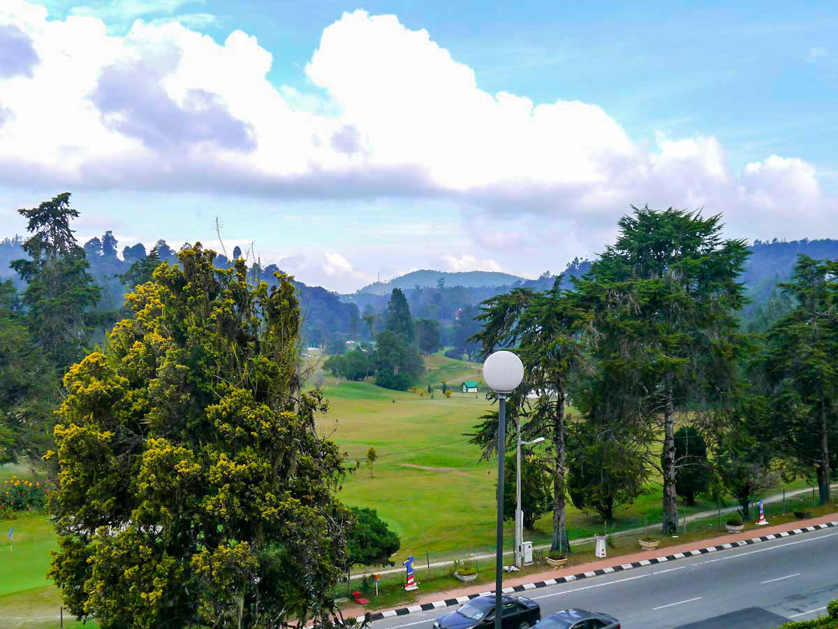 View over the golf course, Cameron Highlands Resort