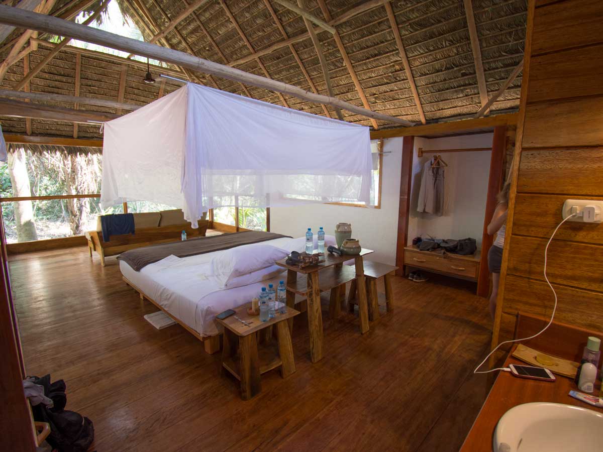 Inside our room at Inkaterra Hacienda Concepcion