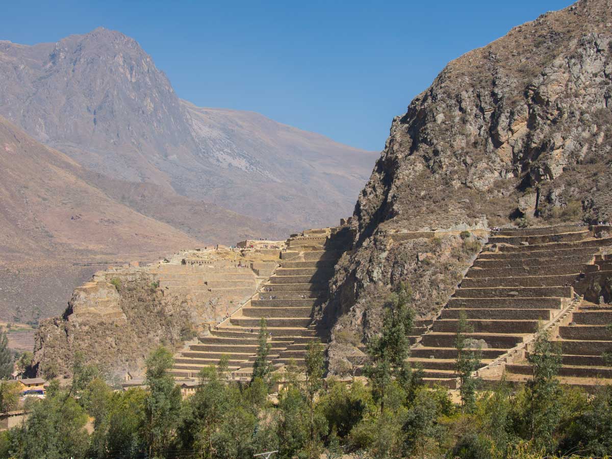 Inca ruins at Ollantaytambo