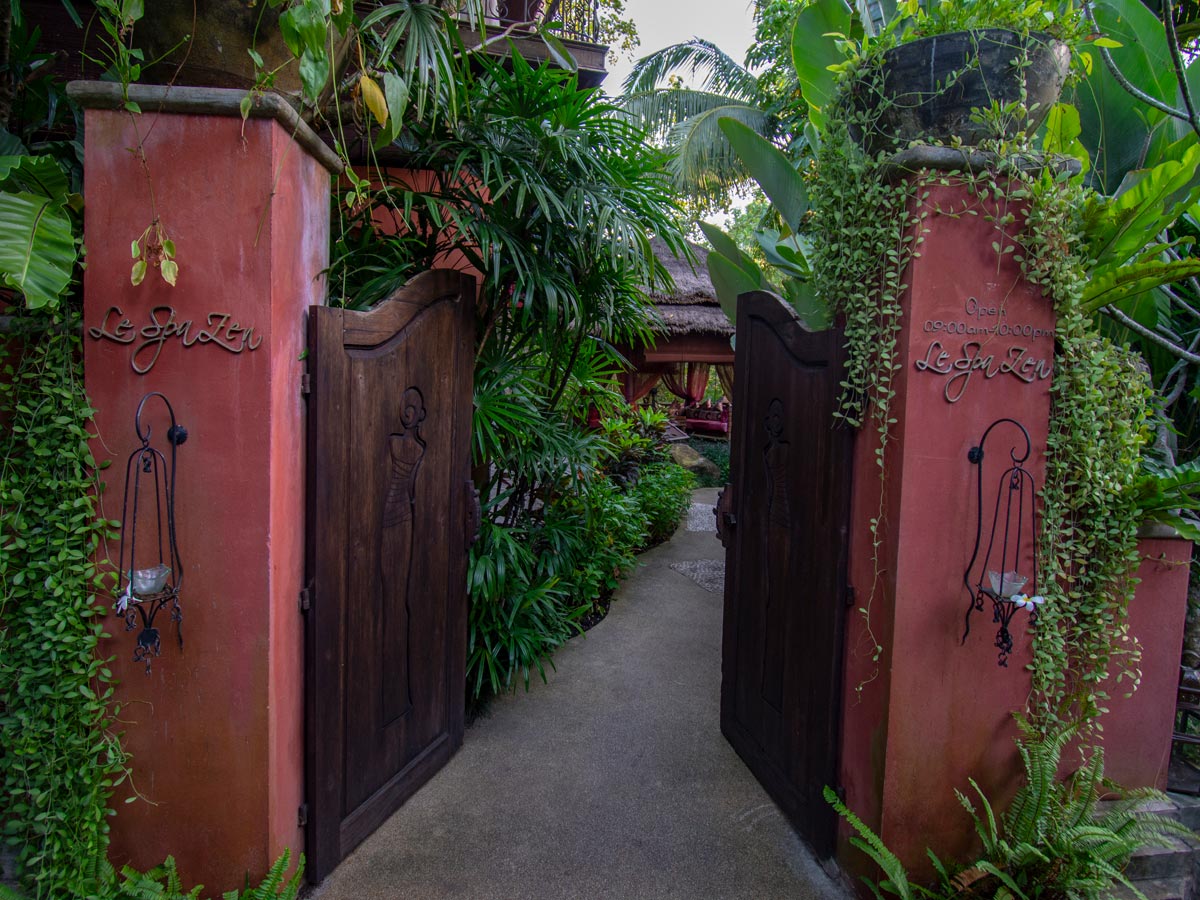 Entrance to Le Spa Zen