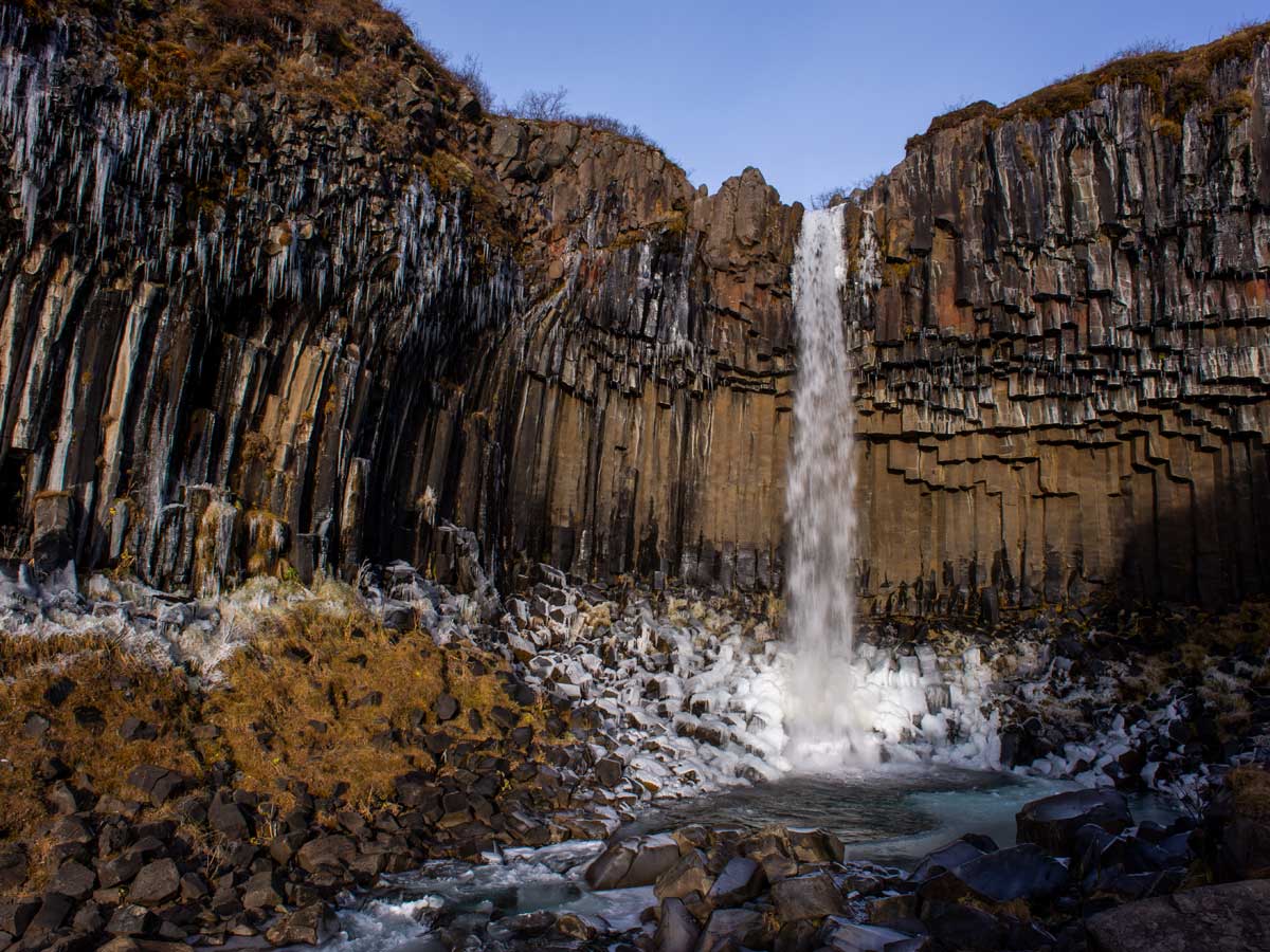 Svartifoss Waterfall